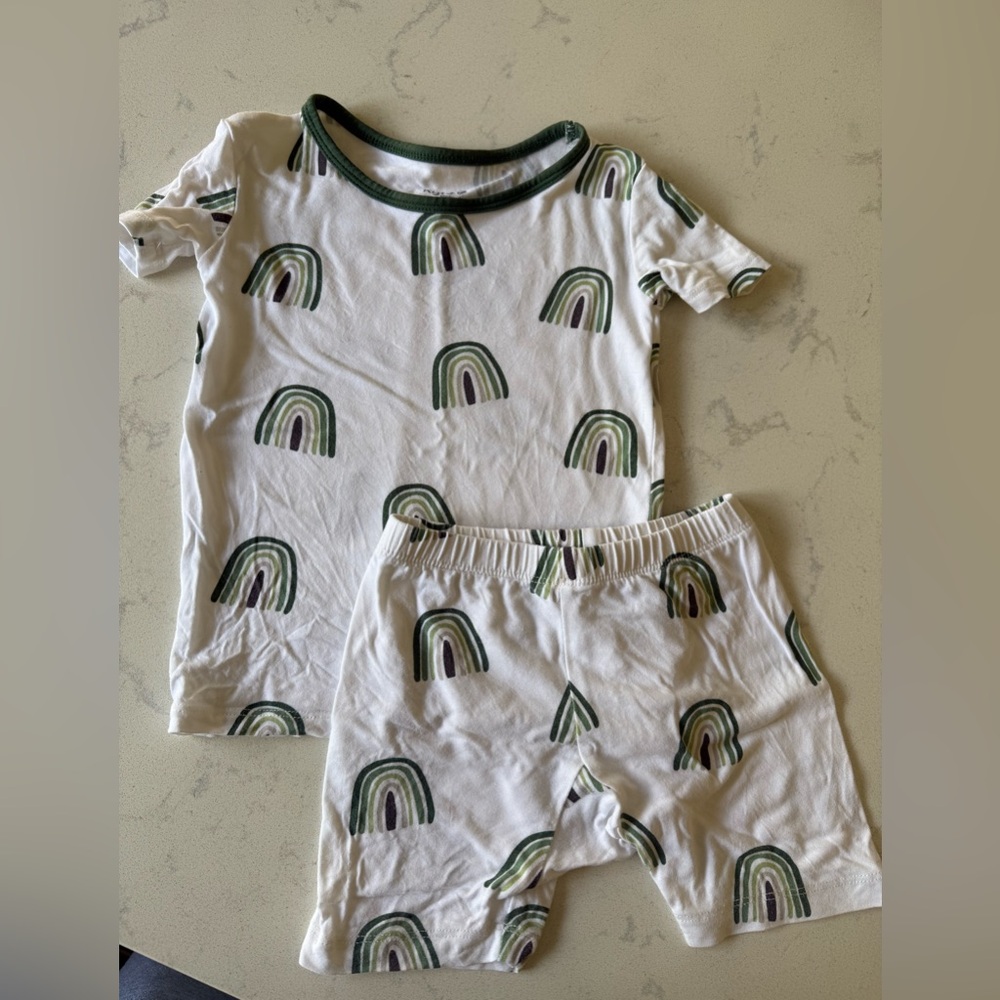 Kyte Baby Hunter Rainbow Short Pajama Set